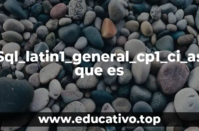 Sql_latin1_general_cp1_ci_as que es