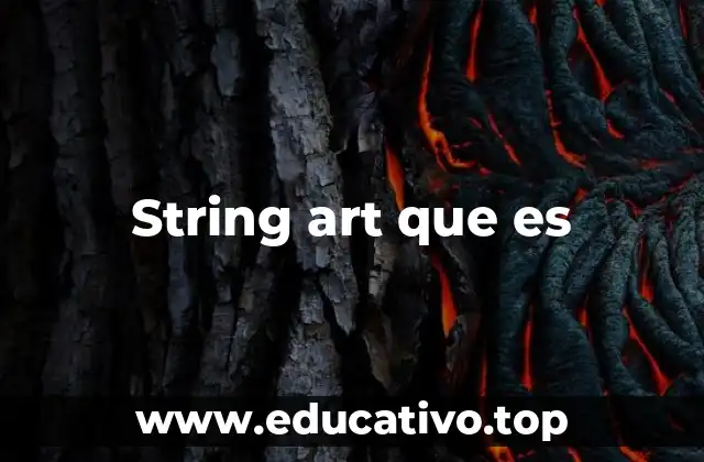 String art que es