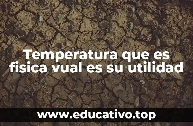 Temperatura que es fisica vual es su utilidad