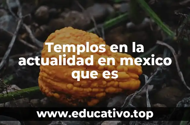 Templos en la actualidad en mexico que es