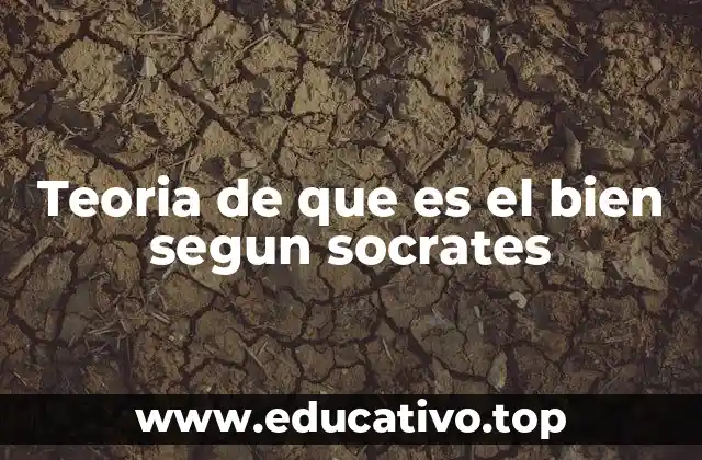 Teoria de que es el bien segun socrates