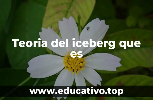 Teoria del iceberg que es