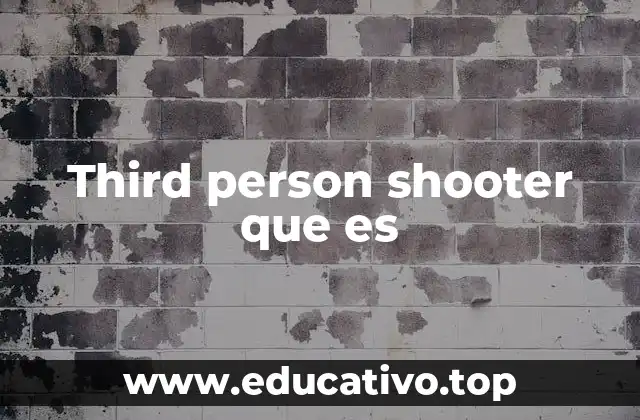 Third person shooter que es