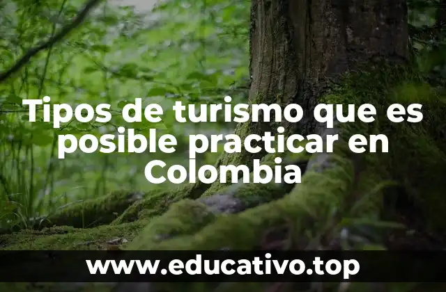 Tipos de turismo que es posible practicar en Colombia