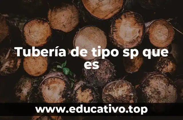 Tubería de tipo sp que es