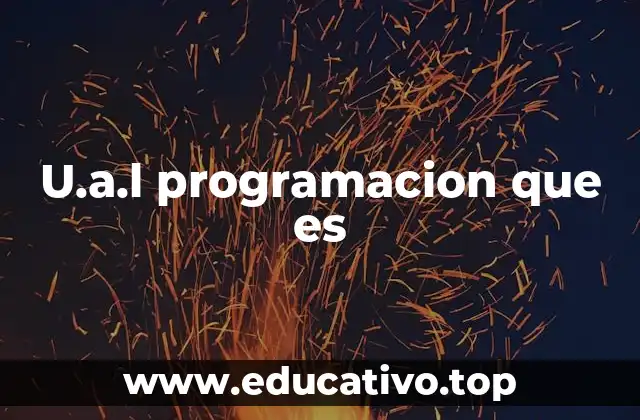 U.a.l programacion que es