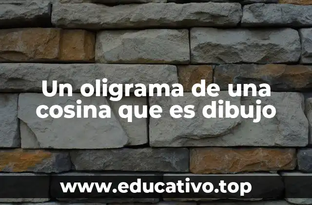 Un oligrama de una cosina que es dibujo