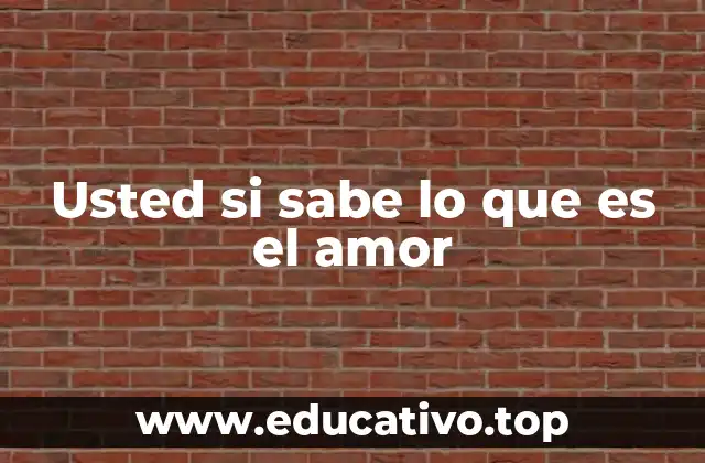 El amor como experiencia trascendental