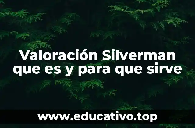 Valoración Silverman que es y para que sirve