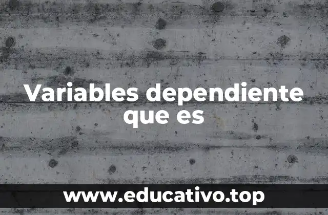 El papel de las variables en la investigación científica