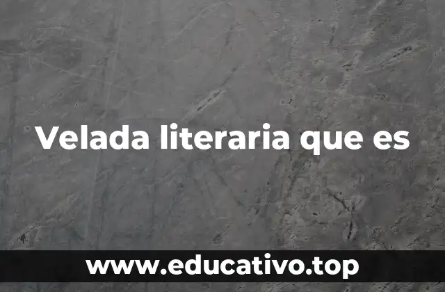 Espacios donde ocurren las veladas literarias