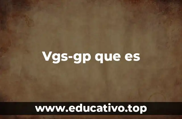 Vgs-gp que es