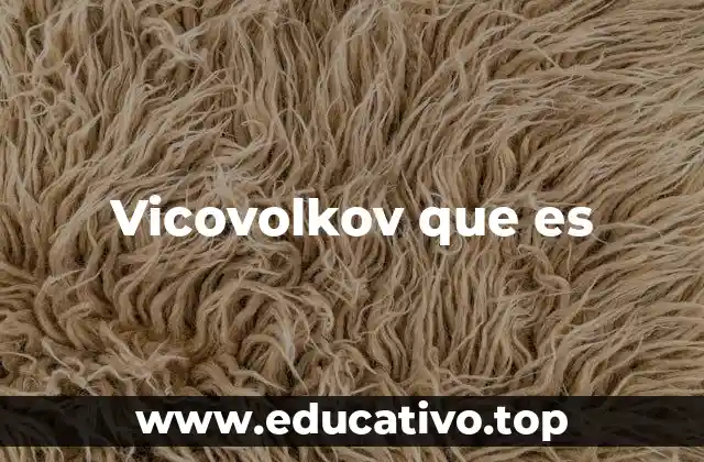 Vicovolkov que es