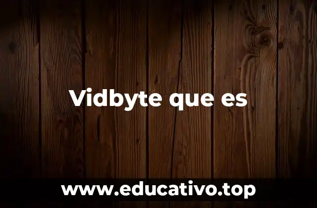 Vidbyte que es