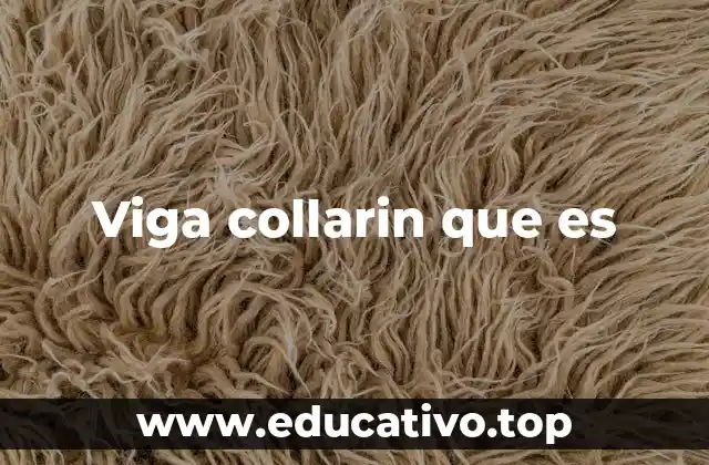 Viga collarin que es