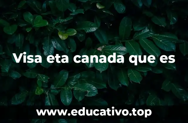 Requisitos para obtener el eTA de Canadá