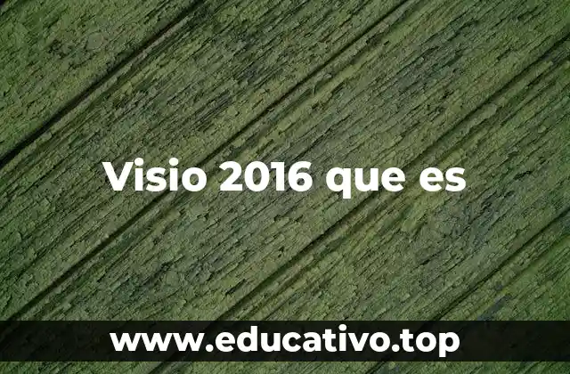 Visio 2016 que es
