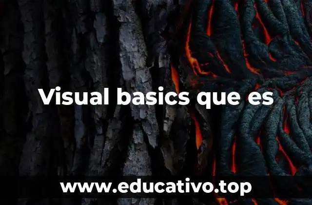 Visual basics que es