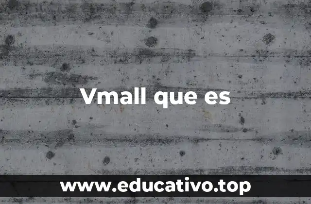 Vmall que es