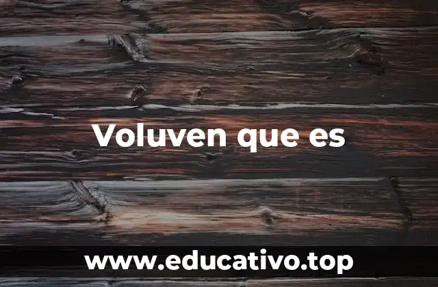 Voluven que es