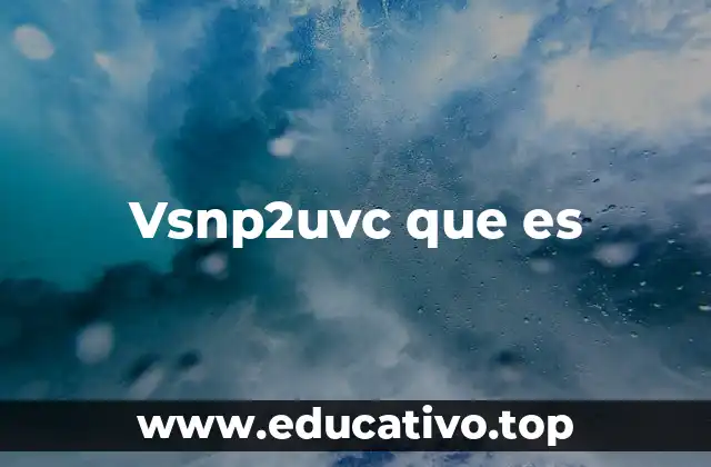 Vsnp2uvc que es