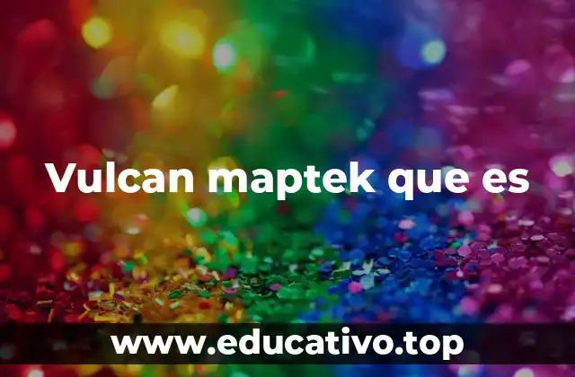 Vulcan maptek que es