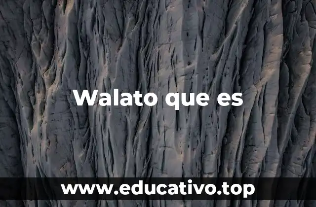 Walato que es