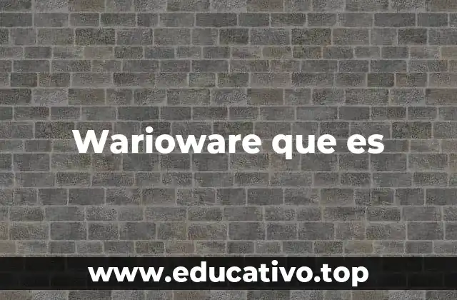 Warioware que es
