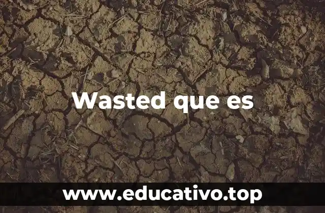 Wasted que es
