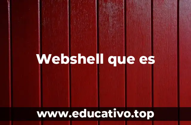 Webshell que es