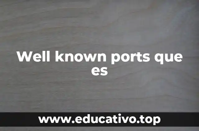 Well known ports que es