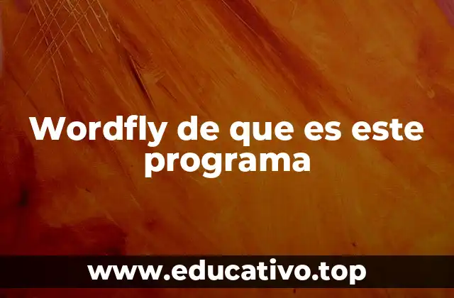 Wordfly de que es este programa