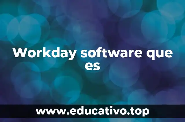 Workday software que es