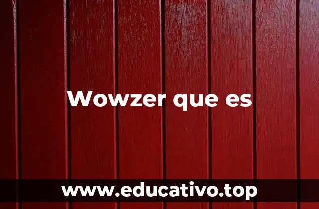 El uso de wowzer en la cultura digital