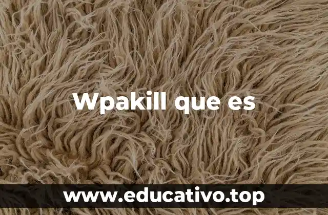 Wpakill que es