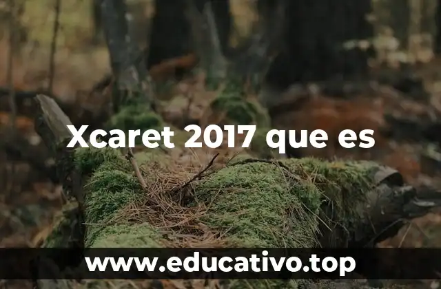 Xcaret 2017 que es