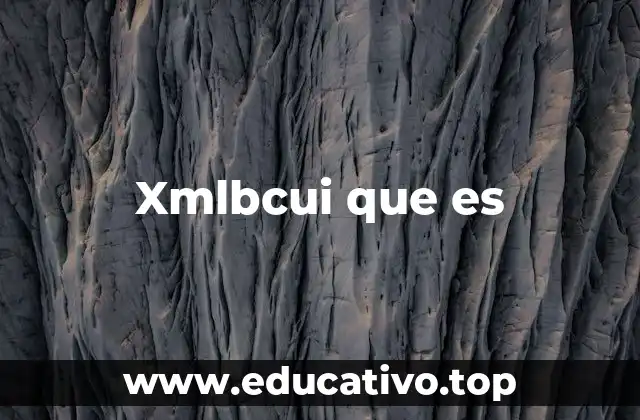 Xmlbcui que es