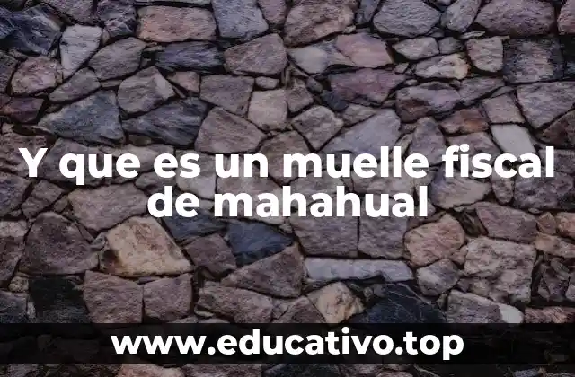 Y que es un muelle fiscal de mahahual