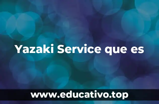 Yazaki Service que es