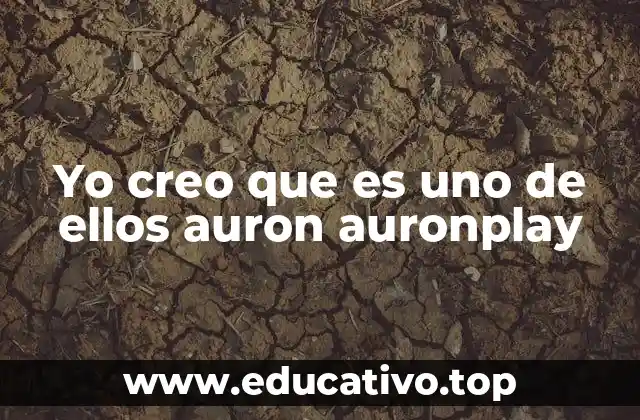 Yo creo que es uno de ellos auron auronplay