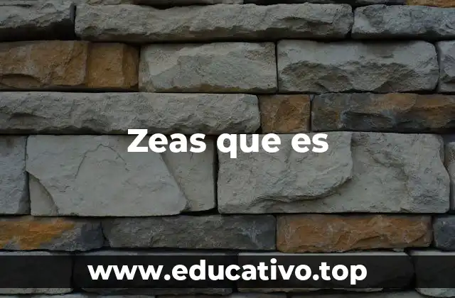 Zeas que es
