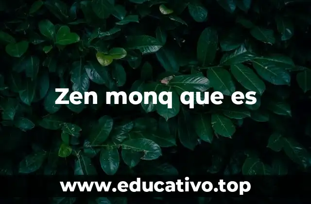 Zen monq que es